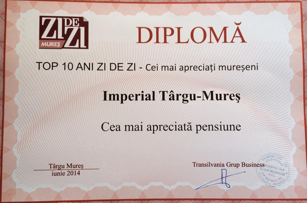 Pensiunea Imperial Targu Mures Exterior photo